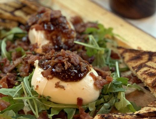 Burrata with grilled toast