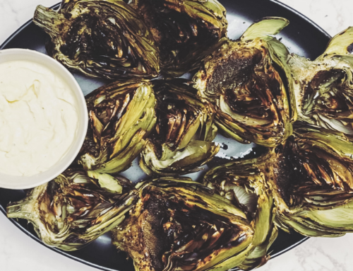 Grilled Artichokes with Garlic Aioli